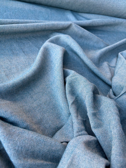 JOEL 032 petrol coloured wool/viscose