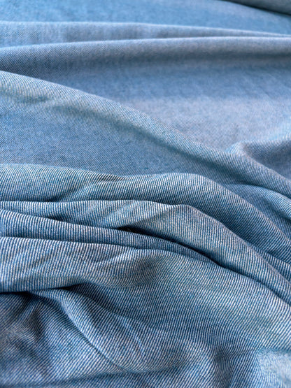 JOEL 032 petrol coloured wool/viscose