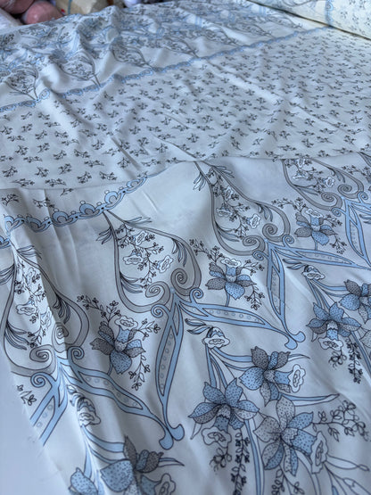 MARGE 005  cotton voile double border print