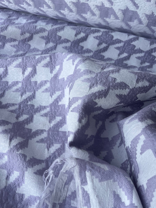 CELESTIN 007 cotton jacquard pied de cocq lilac