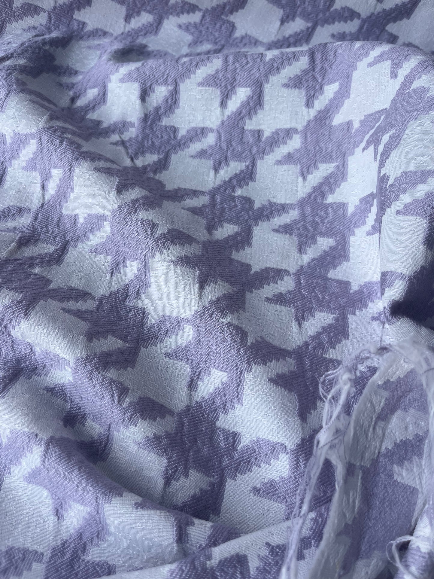 CELESTIN 007 cotton jacquard pied de cocq lilac