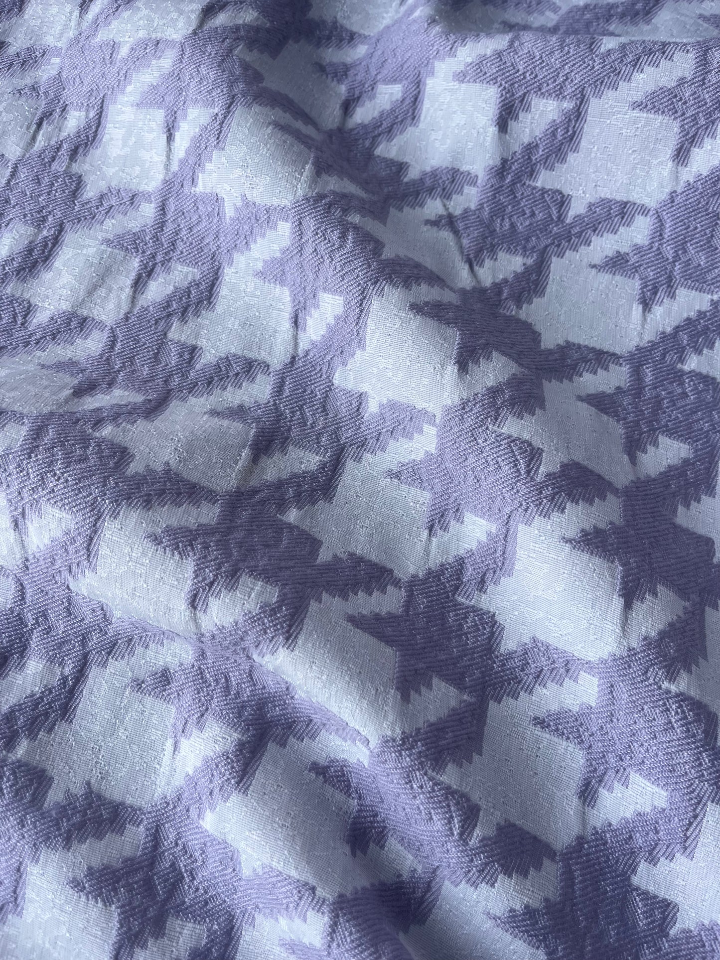 CELESTIN 007 cotton jacquard pied de cocq lilac