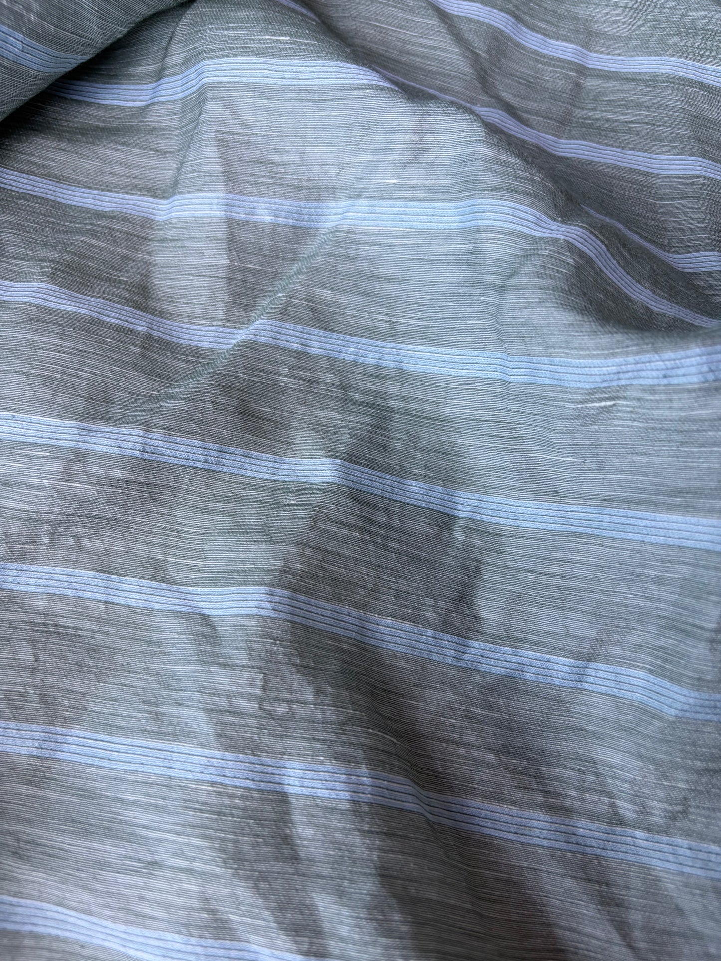 MARGE 006 taft stripes with linen sage green