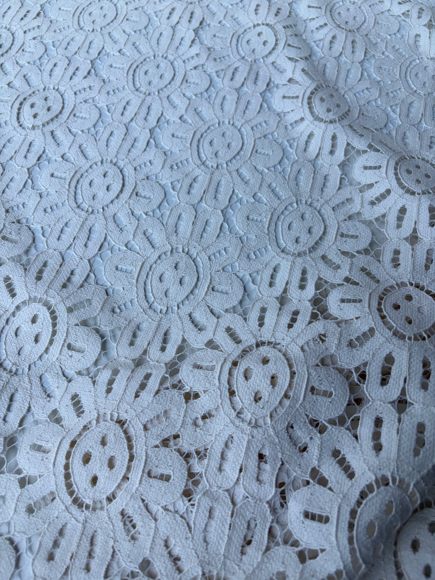 MARGE 009 cotton crochet flowers ecru
