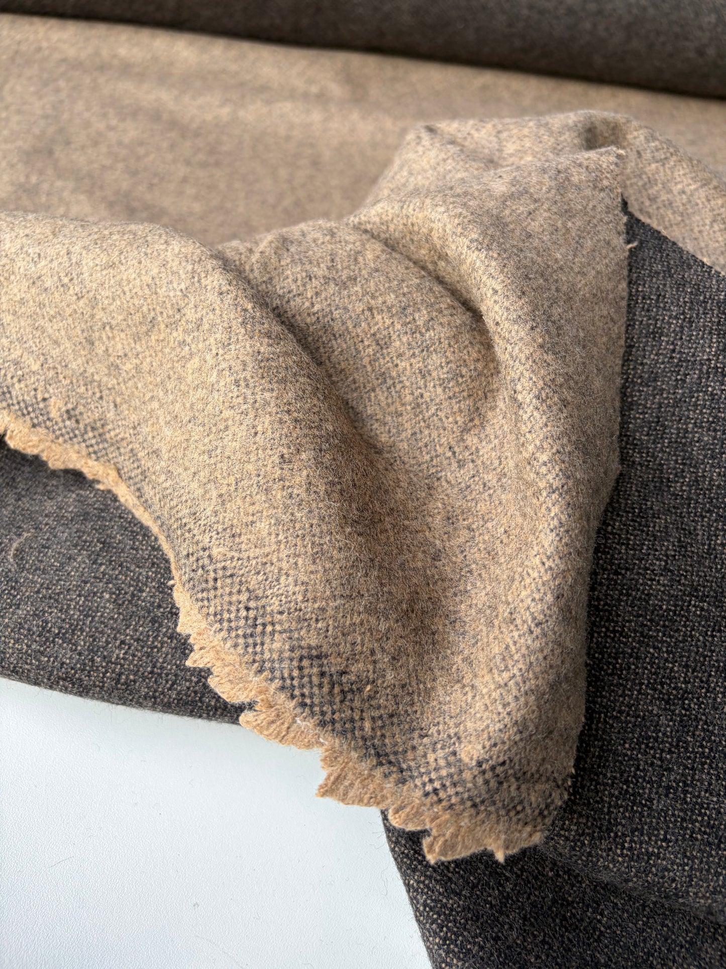 JOEL 038 cognac wool tweed