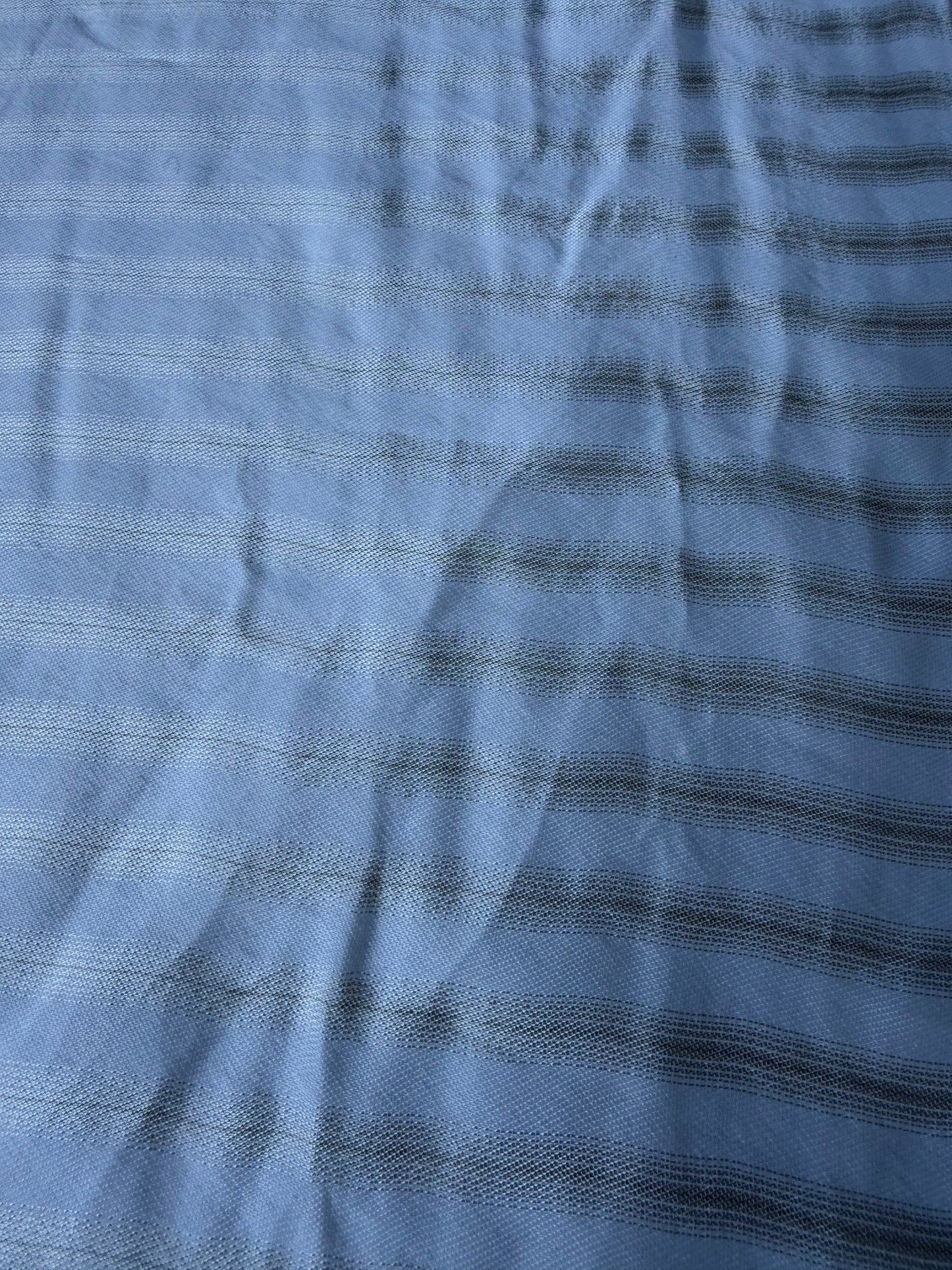 MARGE 010 viscose/silk stripes white/gold