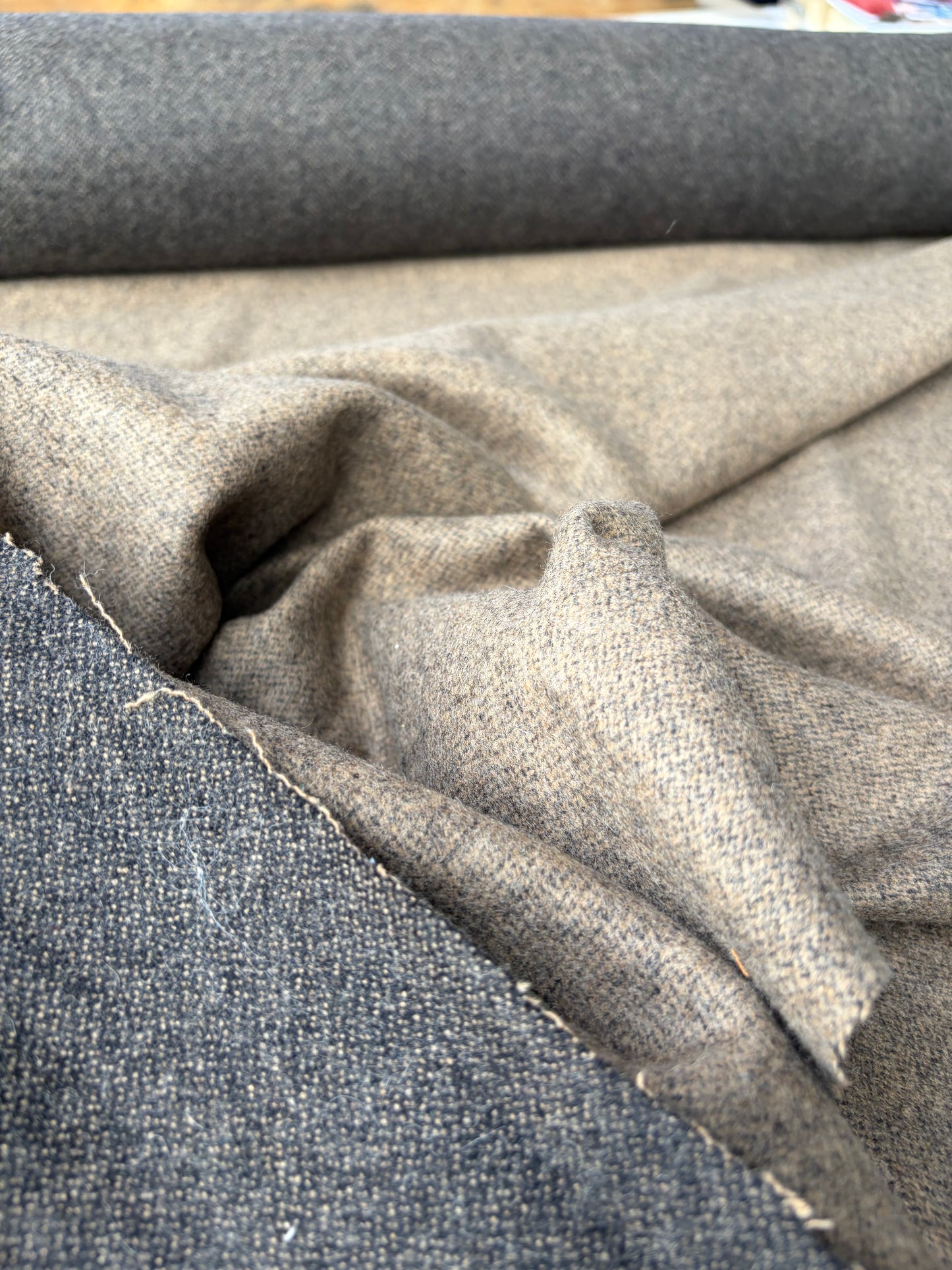 JOEL 038 cognac wool tweed