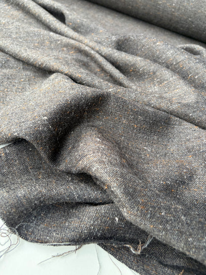JOEL 039 brown light wool Shetland tweed