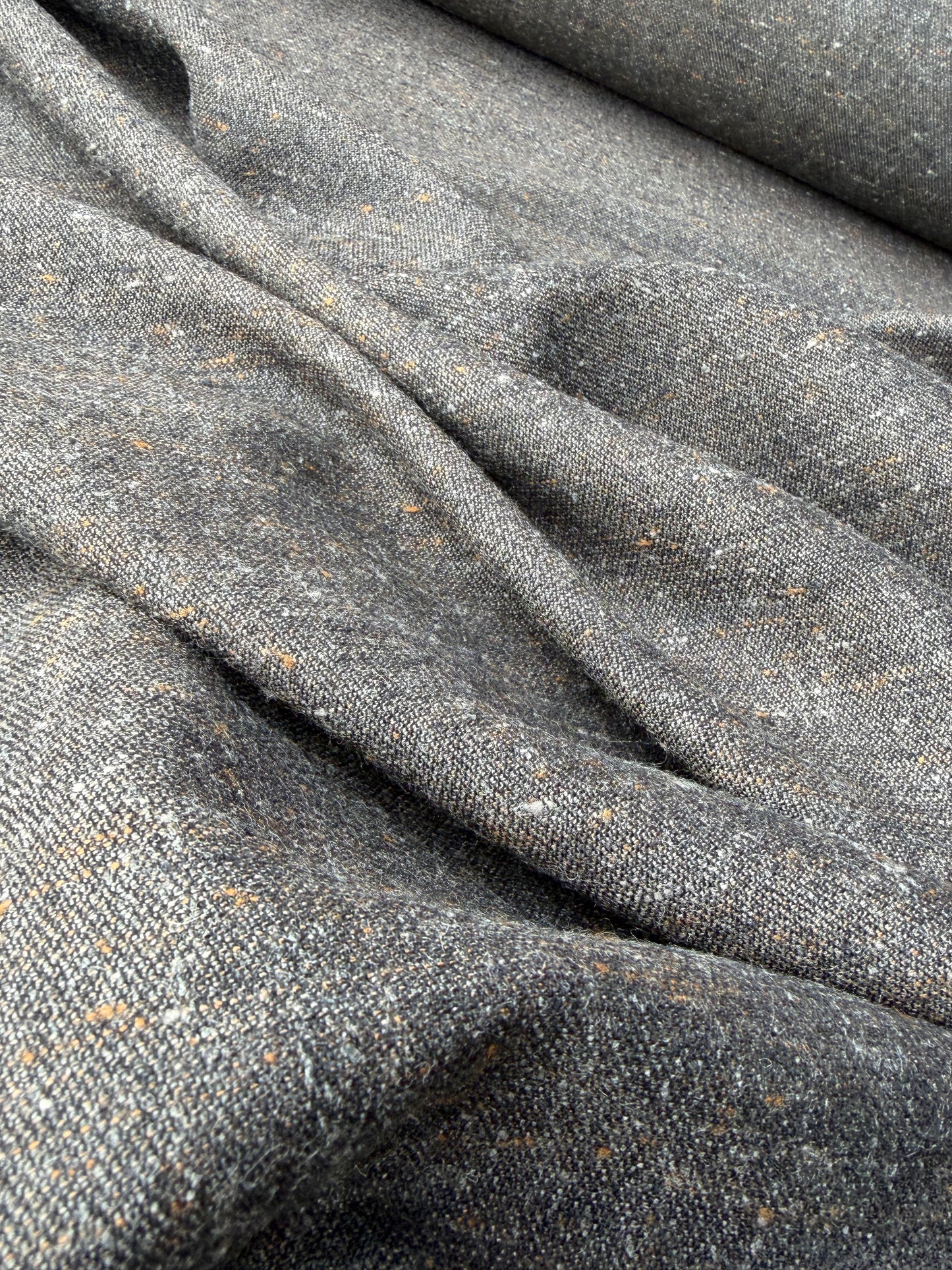 JOEL 039 brown light wool Shetland tweed