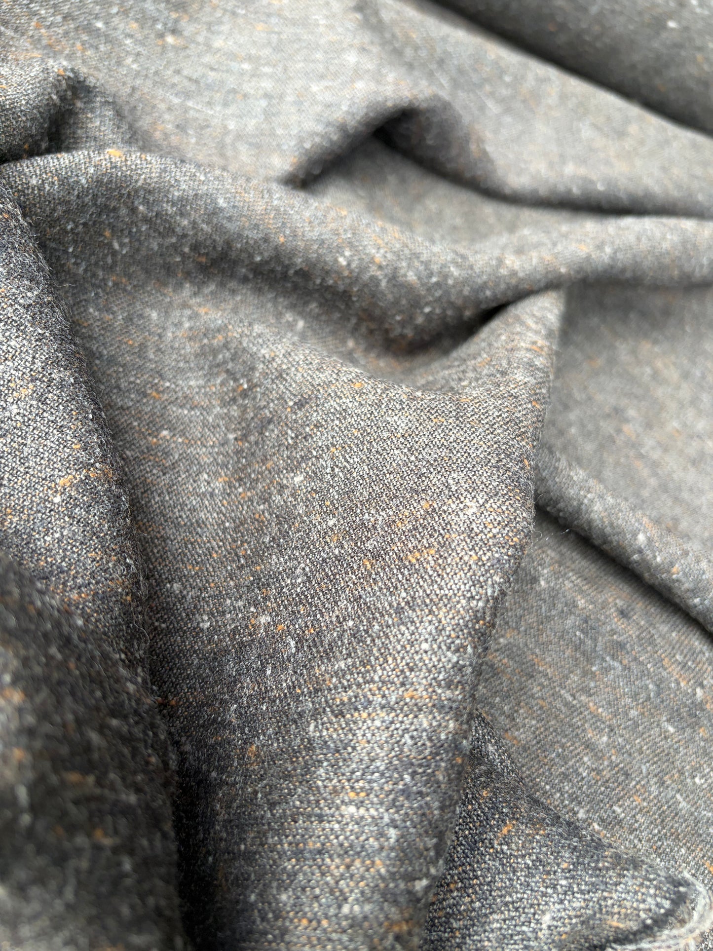 JOEL 039 brown light wool Shetland tweed