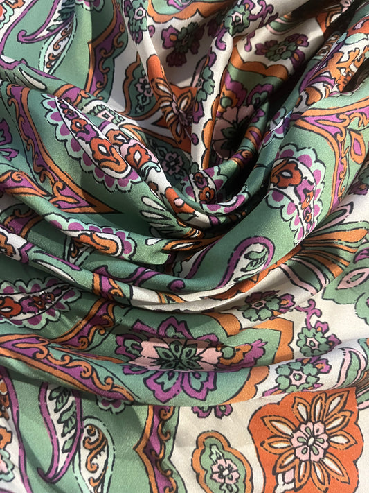 GASPARD 009 silky satin foulard style design