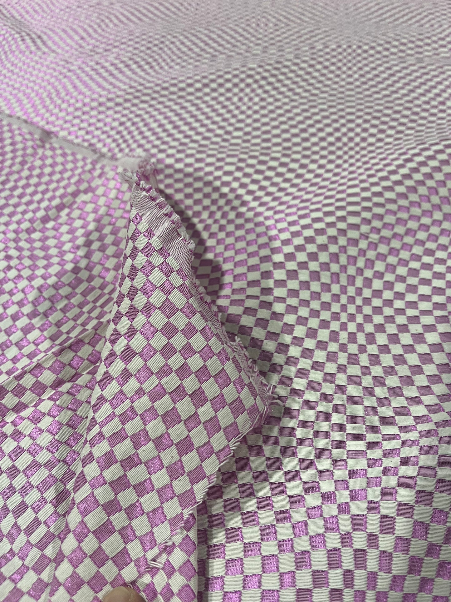 HMSTN 10 jacquard damier hypnose multi pink