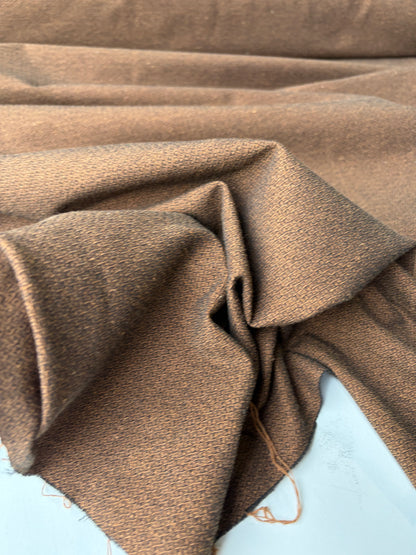 KALDEB 001 cognac coloured stretch fabric