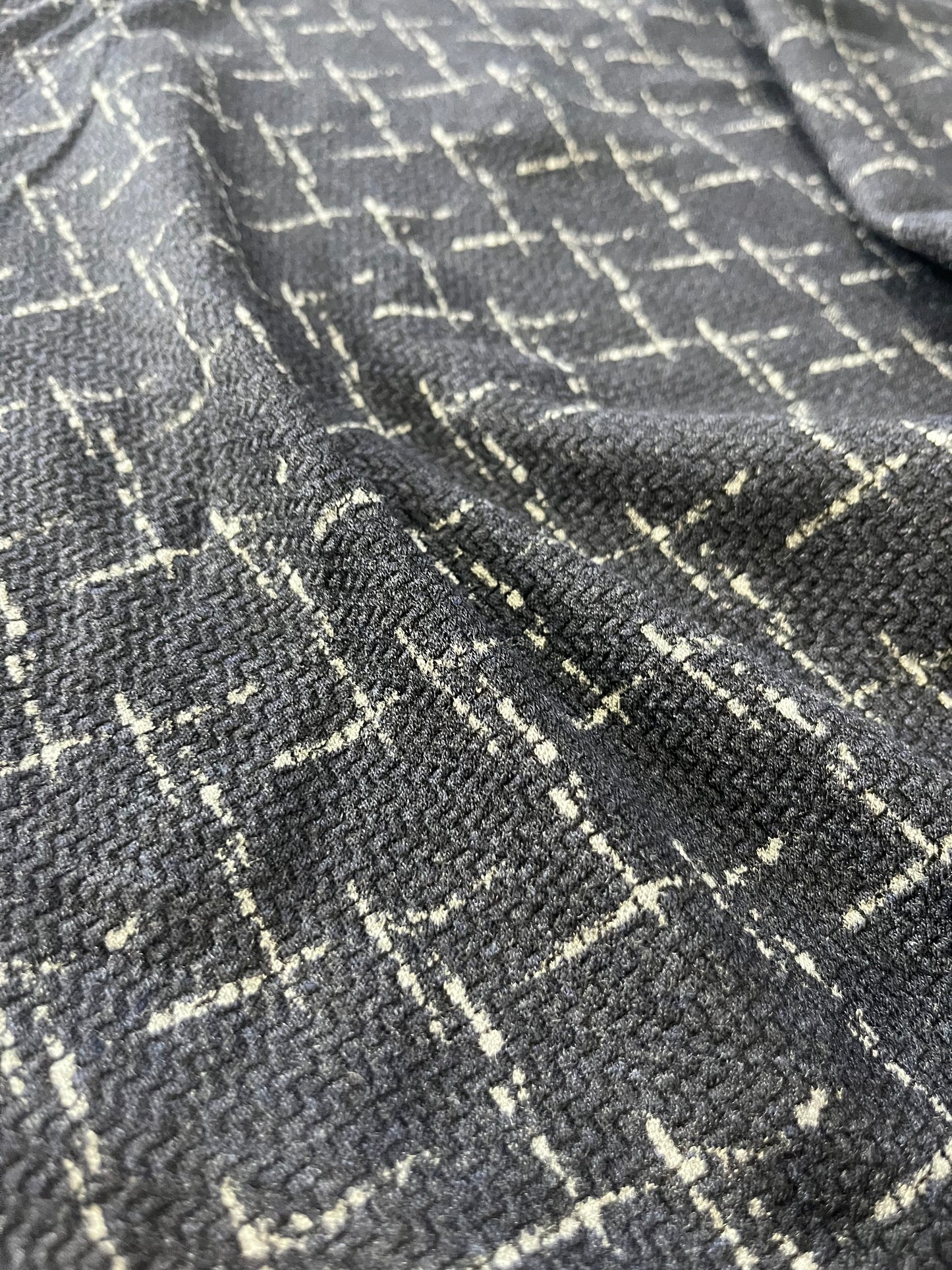 G02 jersey jacquard navy/grey