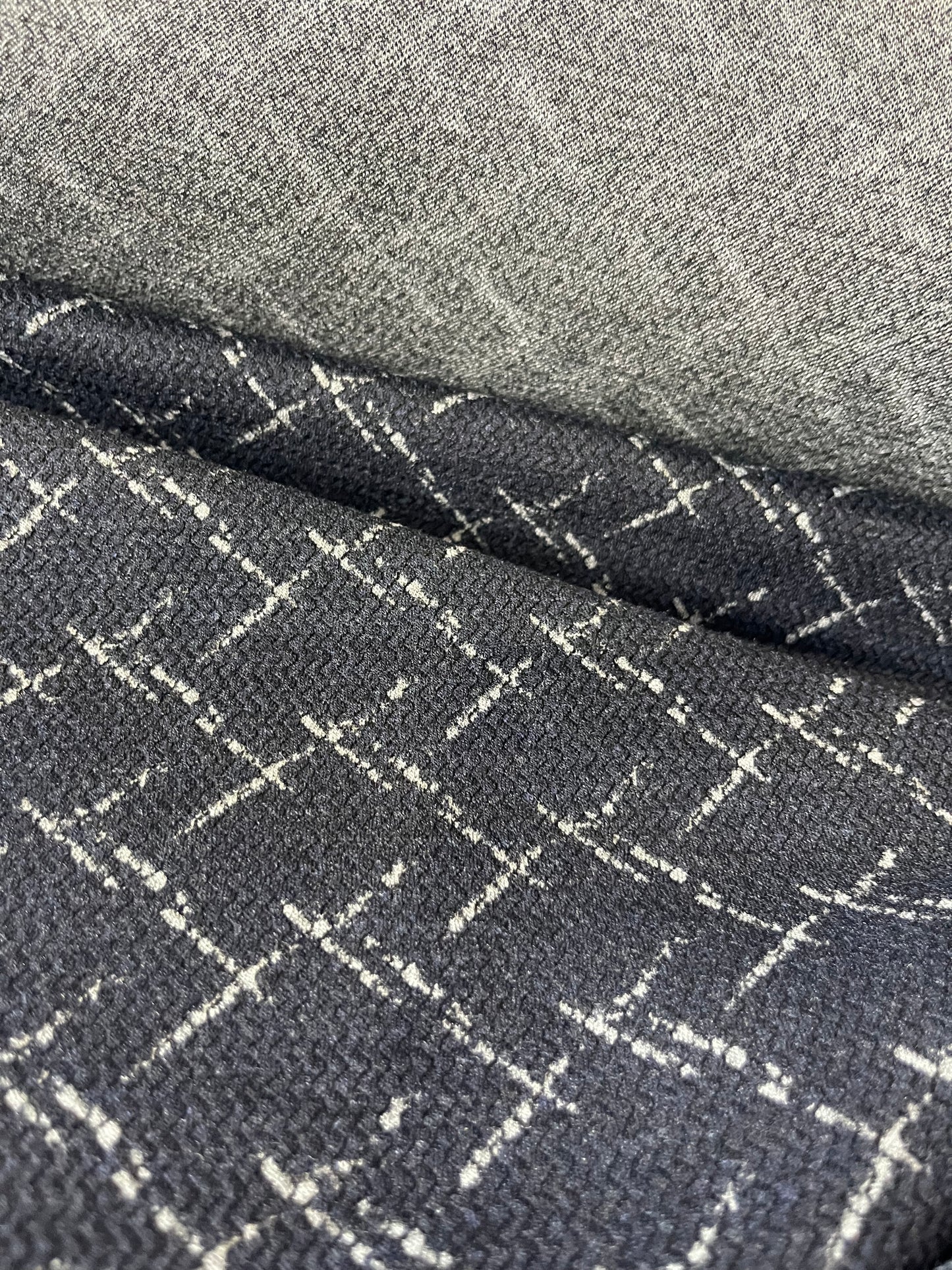 G02 jersey jacquard navy/grey