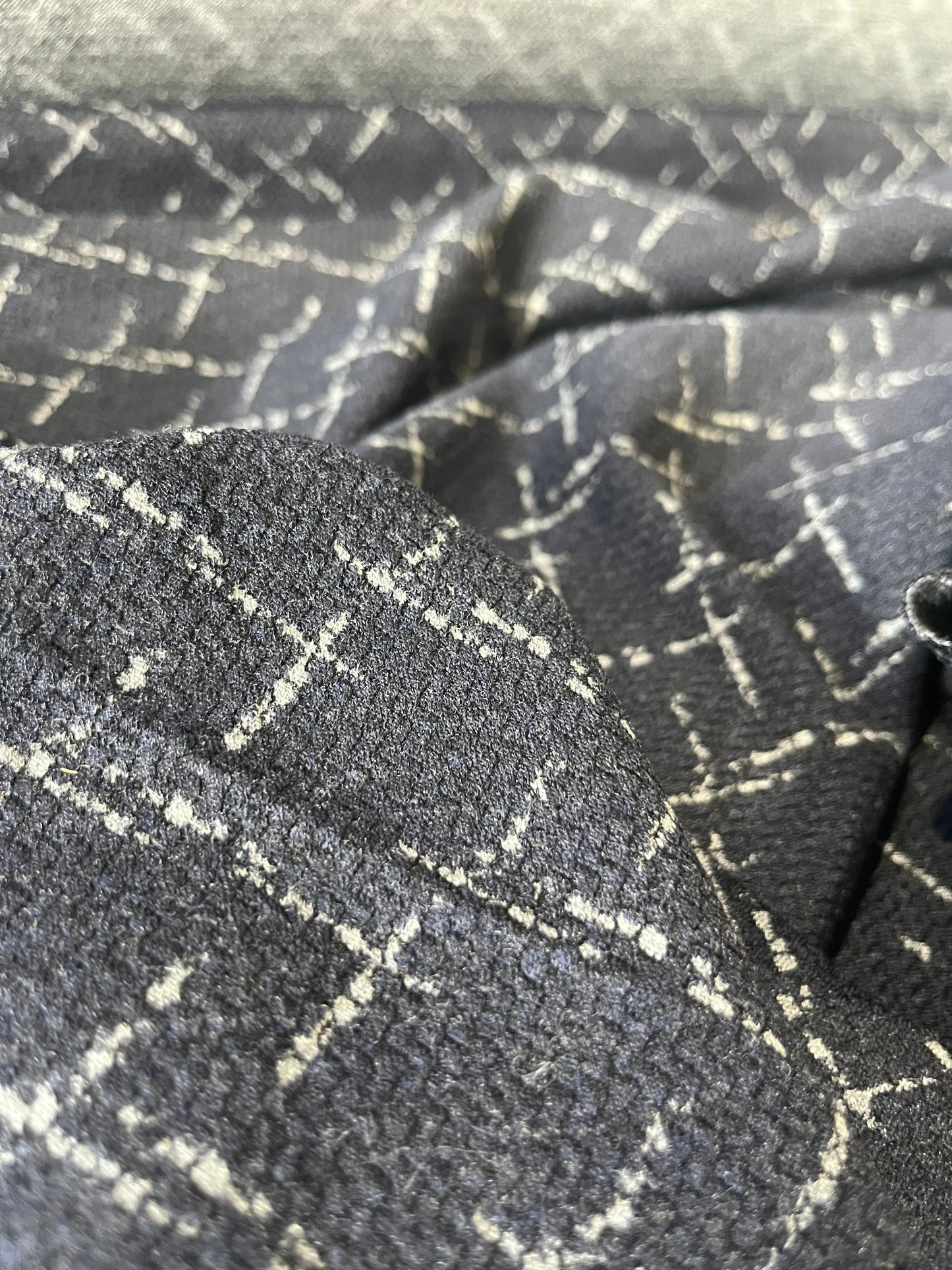 G02 jersey jacquard navy/grey