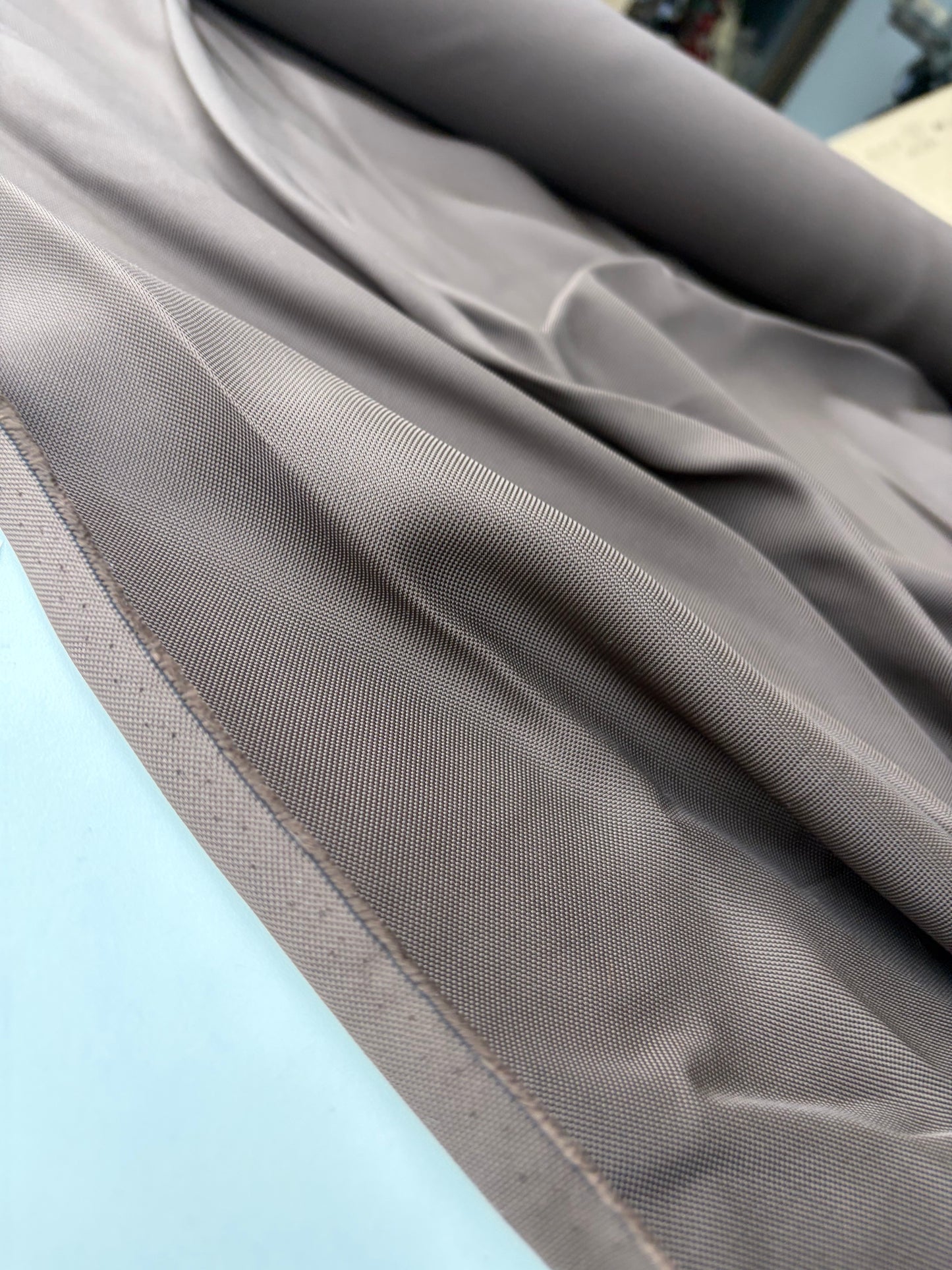 KALDEB 002 chocolate polyamide canvas weaving