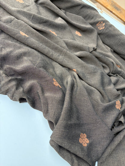 KALEB 003 brown/cognacc light jacquard with wool