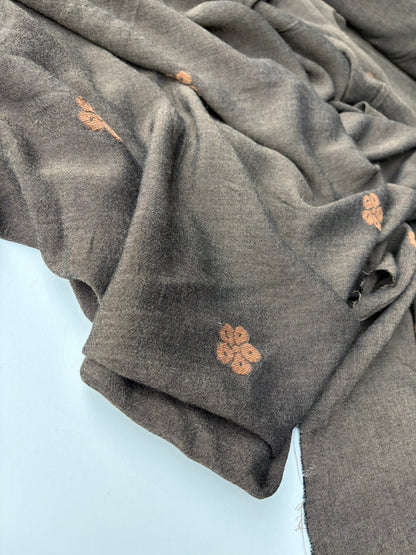 KALEB 003 brown/cognacc light jacquard with wool