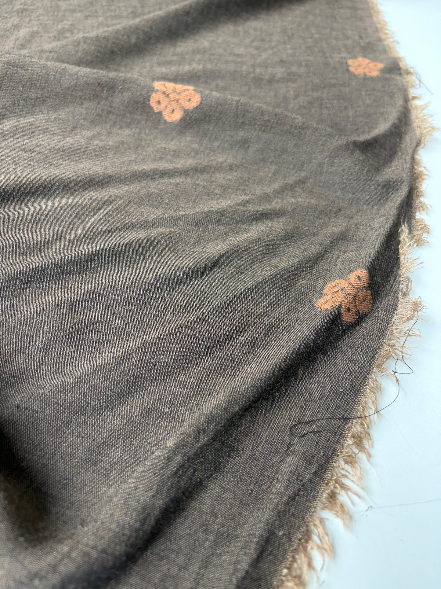 KALEB 003 brown/cognacc light jacquard with wool
