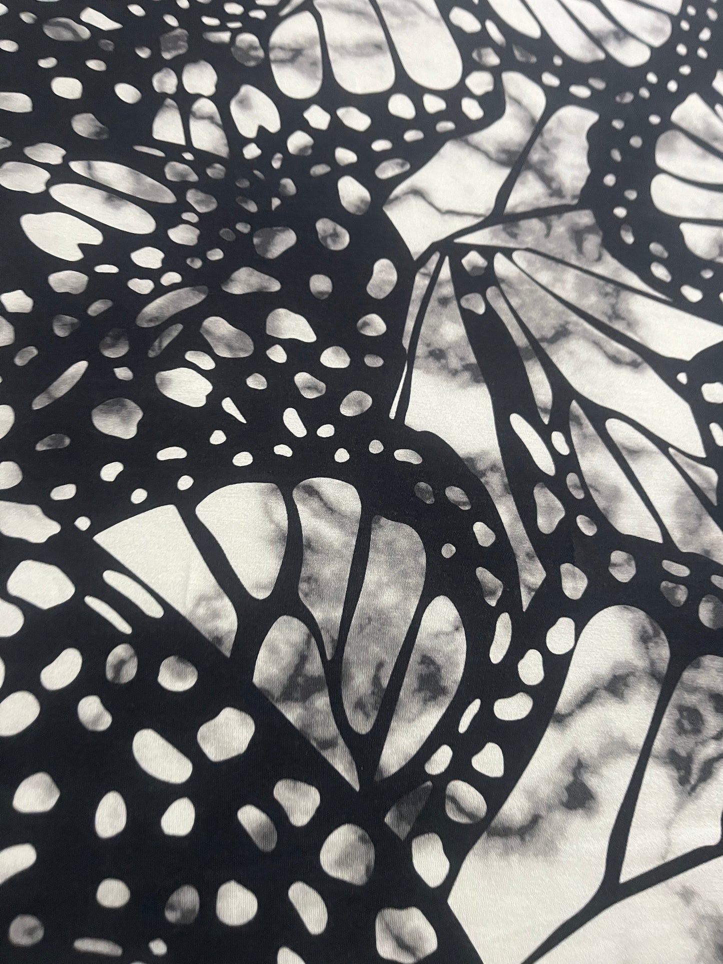GASPARD 014 single jersey bamboo marble wings