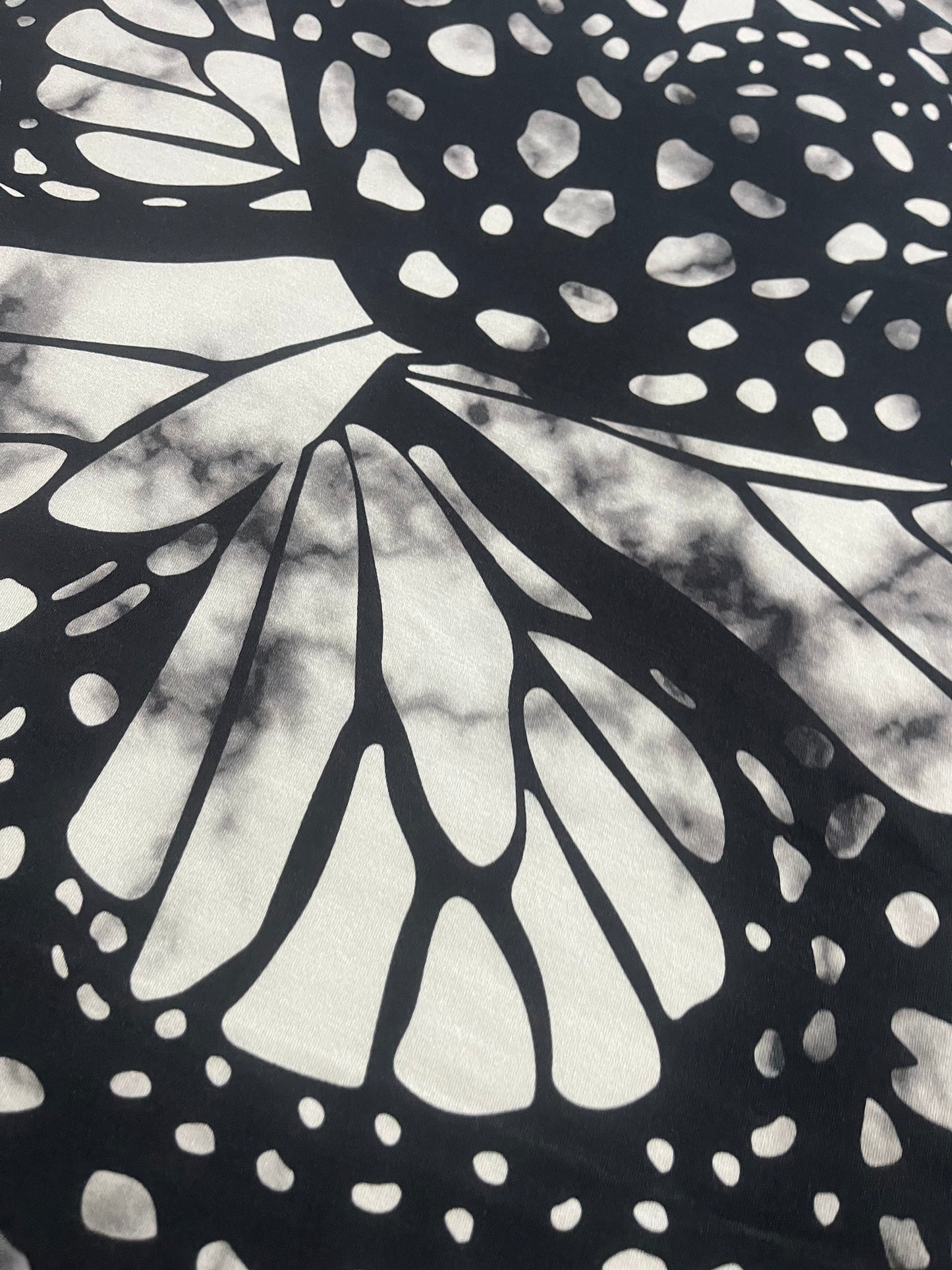 GASPARD 014 single jersey bamboo marble wings