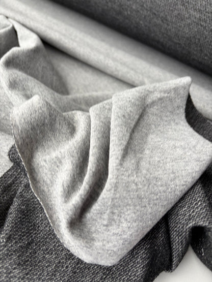 KALEB 009 french terry light grey with lurex