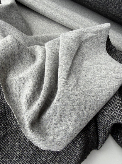 KALEB 009 french terry light grey with lurex