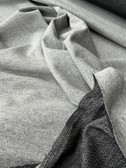 KALEB 009 french terry light grey with lurex