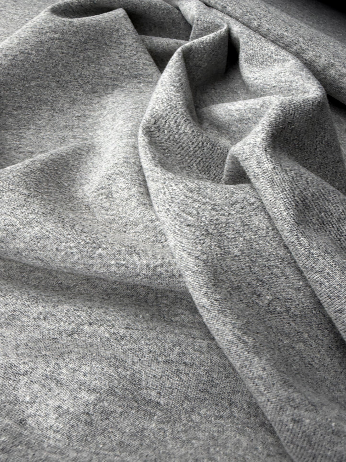 KALEB 009 french terry light grey with lurex