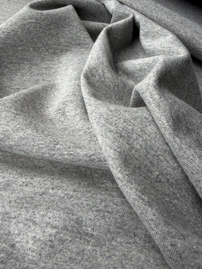 KALEB 009 french terry light grey with lurex