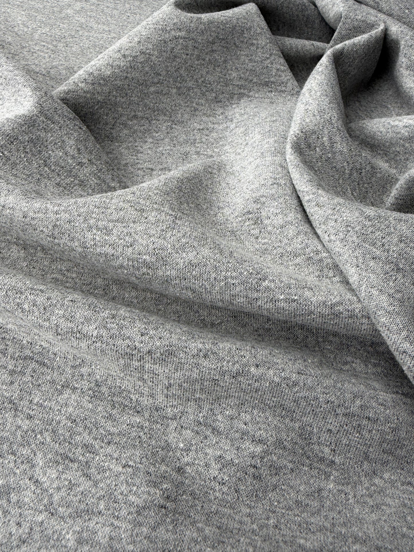 KALEB 009 french terry light grey with lurex