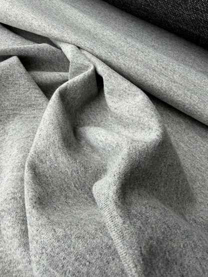 KALEB 009 french terry light grey with lurex
