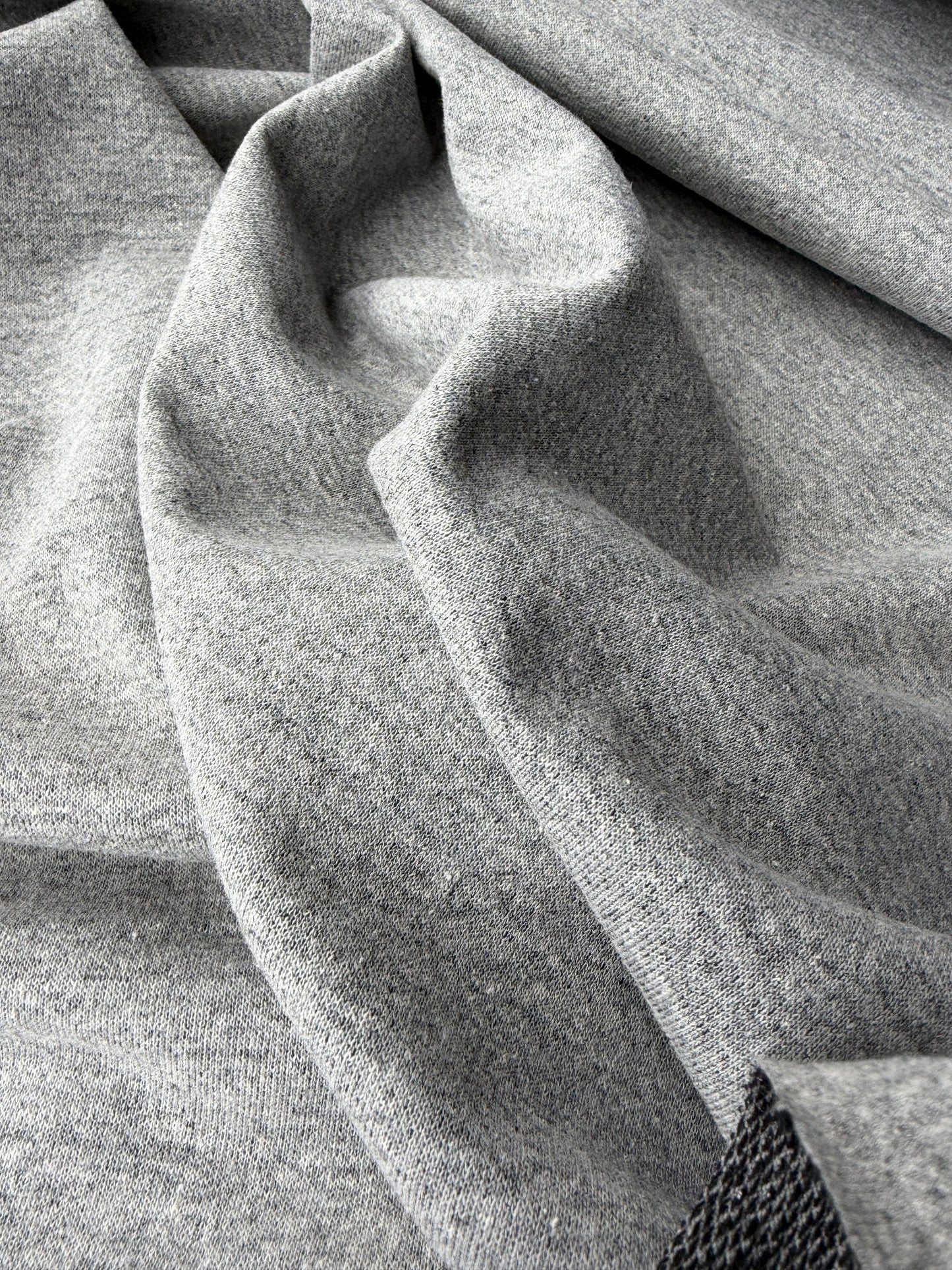 KALEB 009 french terry light grey with lurex