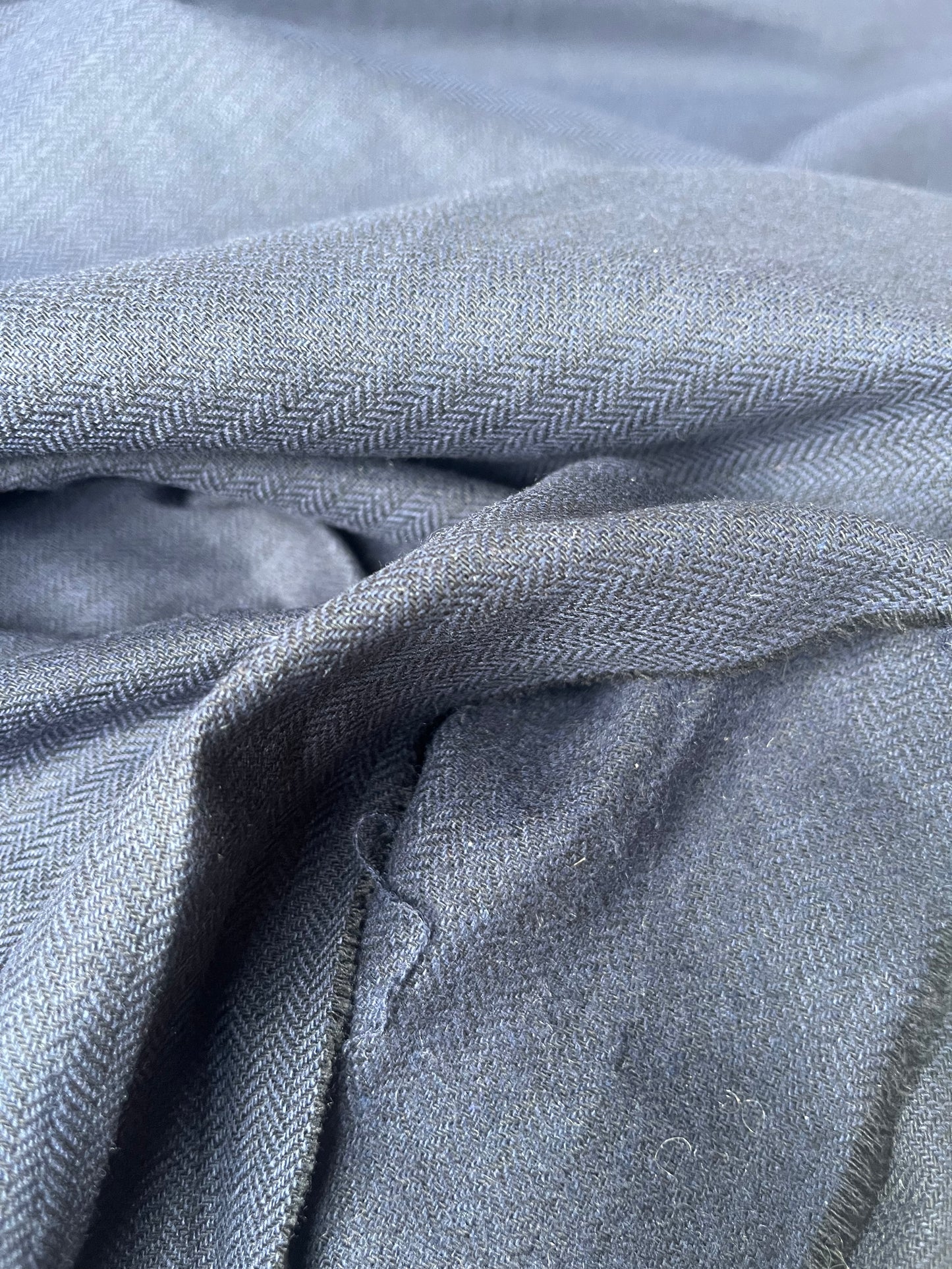 CELESTIN 028 Drap de laine navy