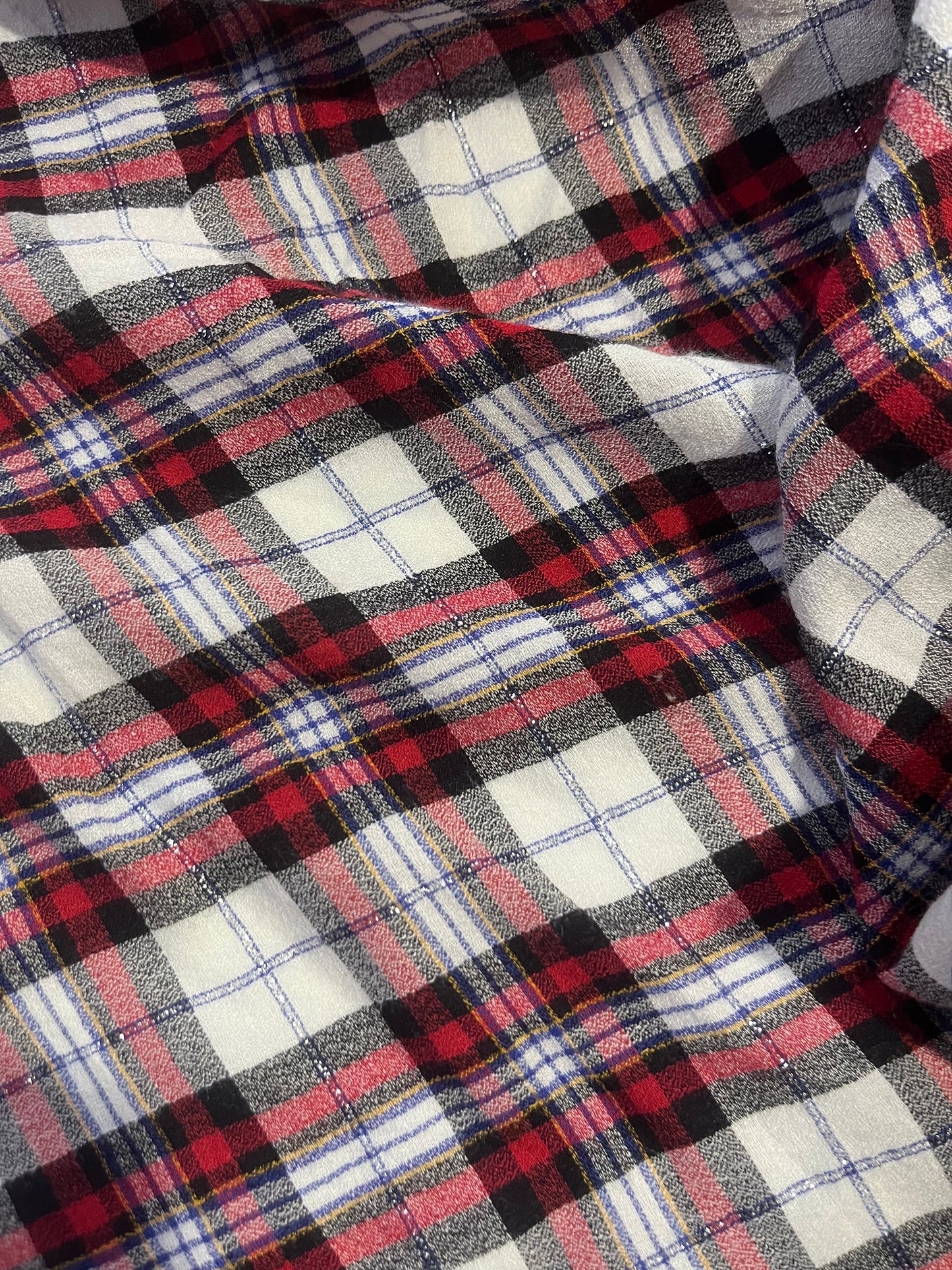 HYACINTHE 001 cotton lurex check