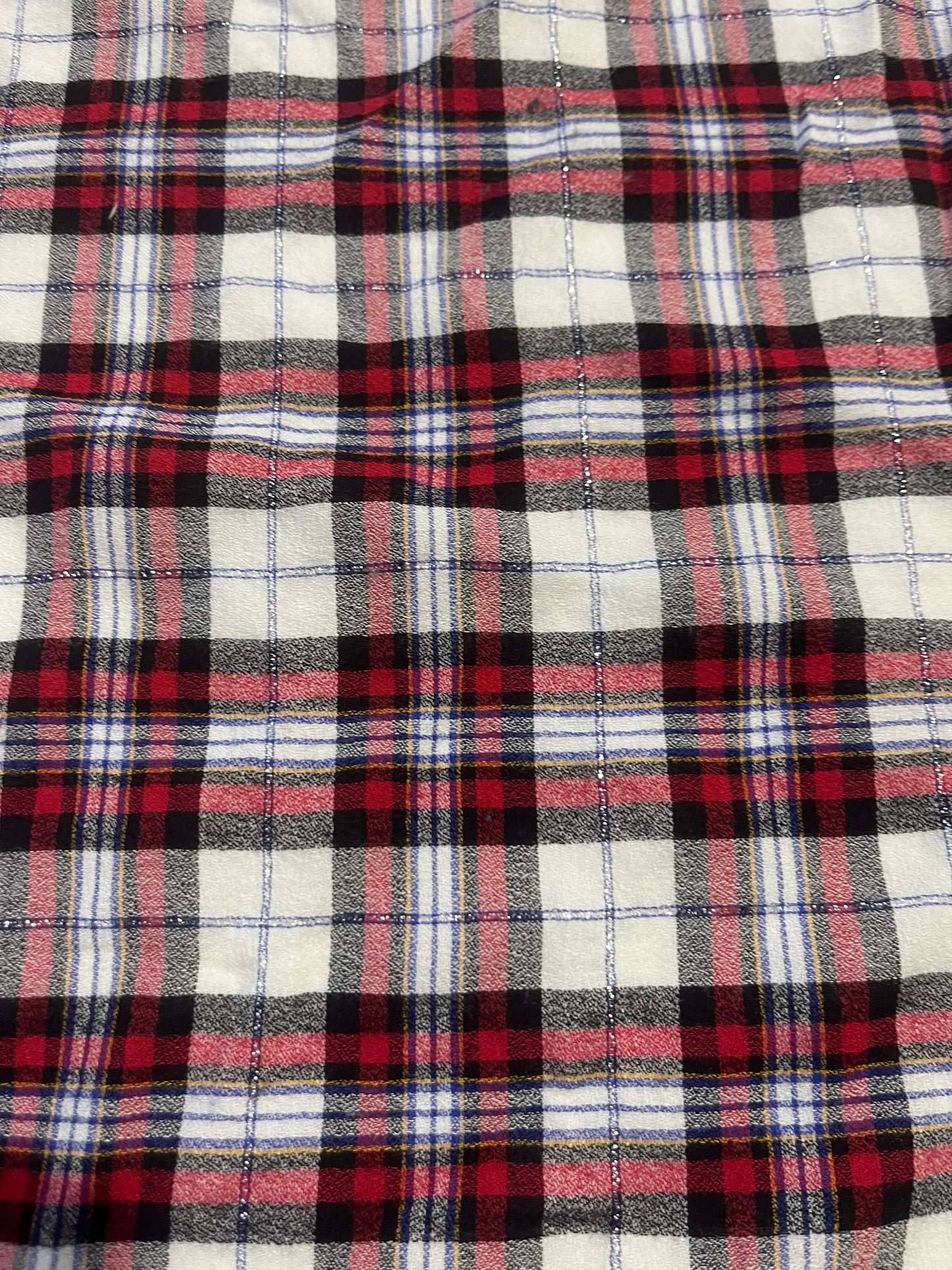 HYACINTHE 001 cotton lurex check