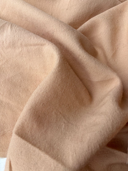 KALEB 013 sand coloured carded wool drape