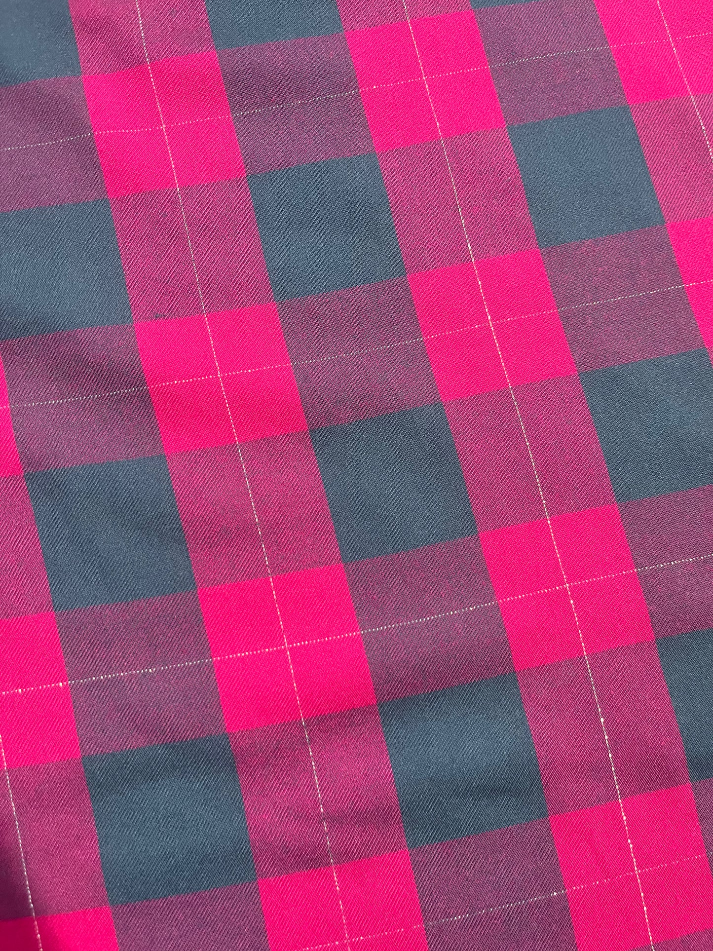 HYACINTHE 002 viscose/ lurex check