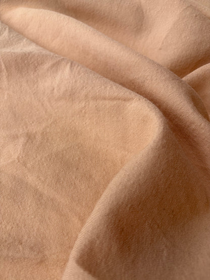 KALEB 013 sand coloured carded wool drape
