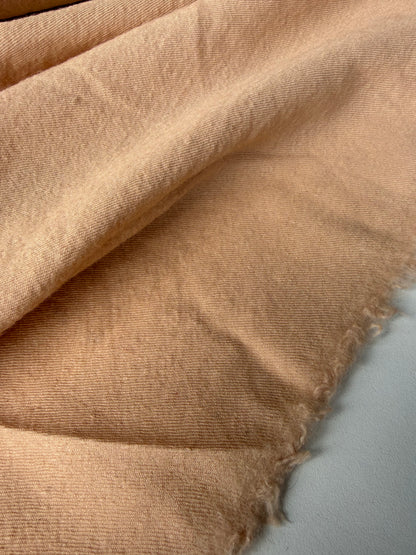 KALEB 013 sand coloured carded wool drape