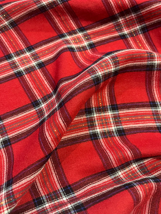 HYACINTHE 003 cotton lurex check