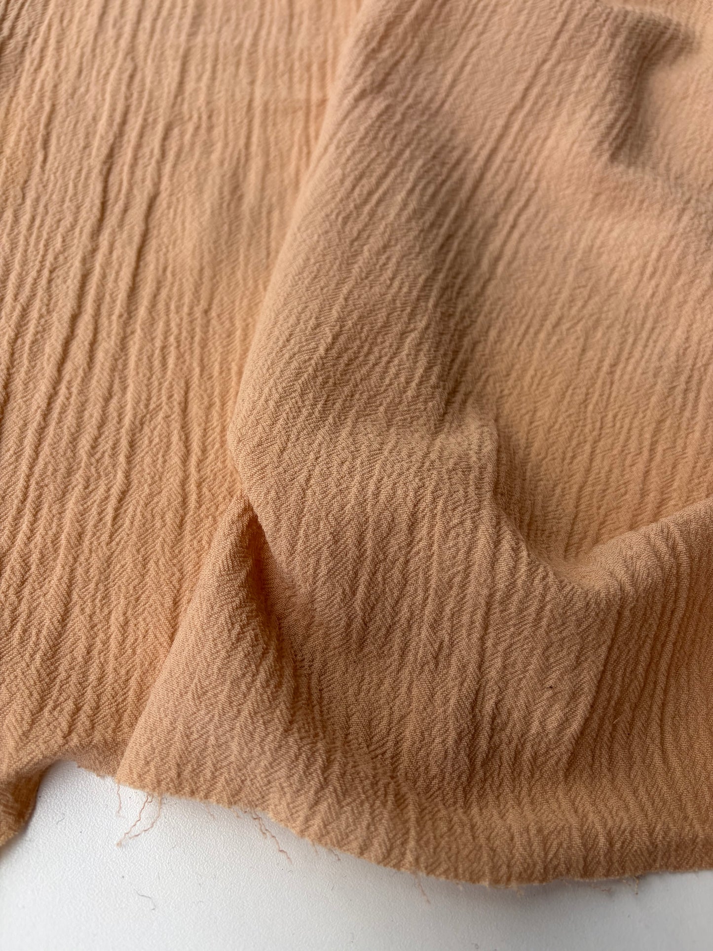 KALEB 014 sand coloured crinckled wool