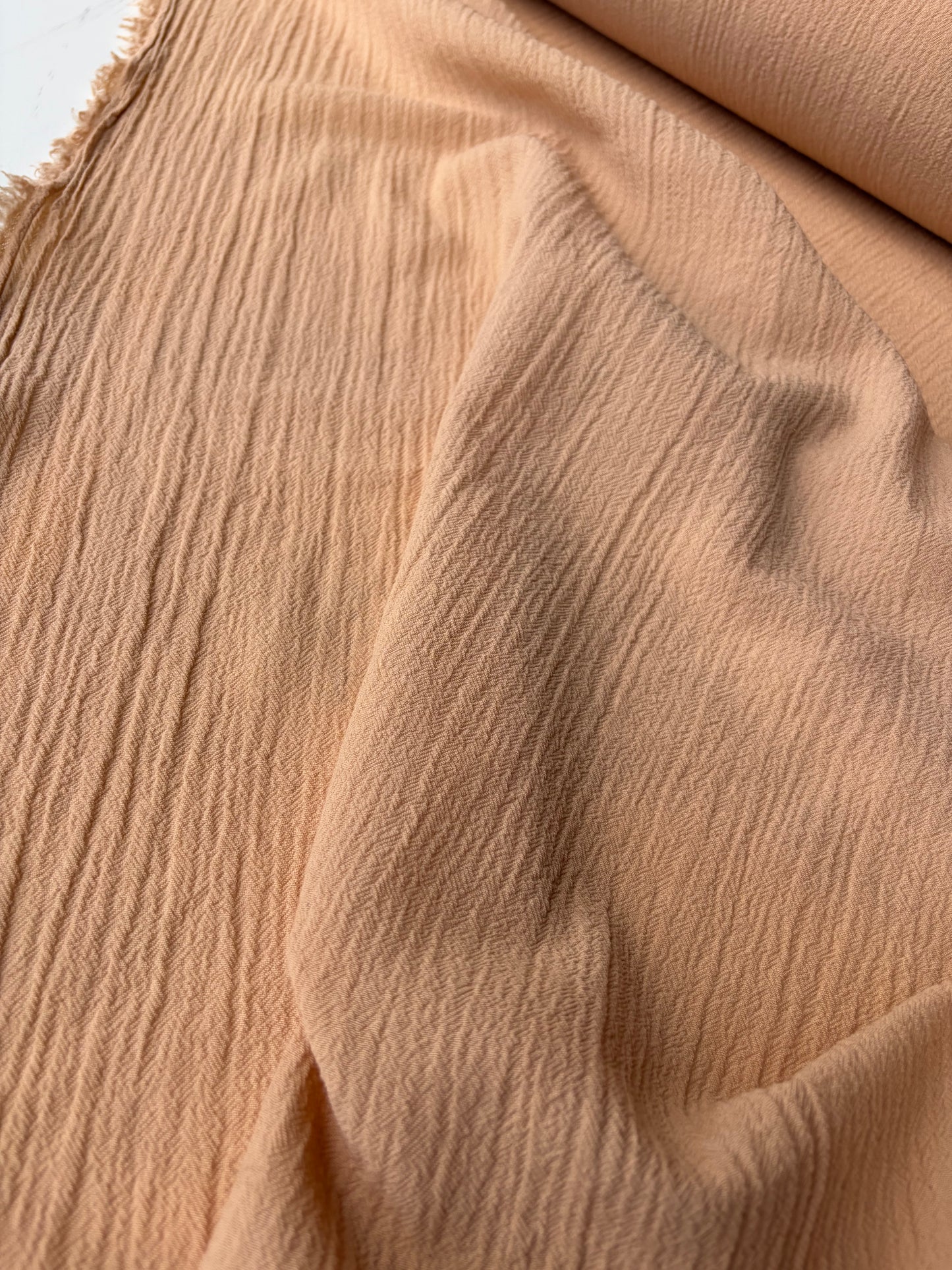 KALEB 014 sand coloured crinckled wool