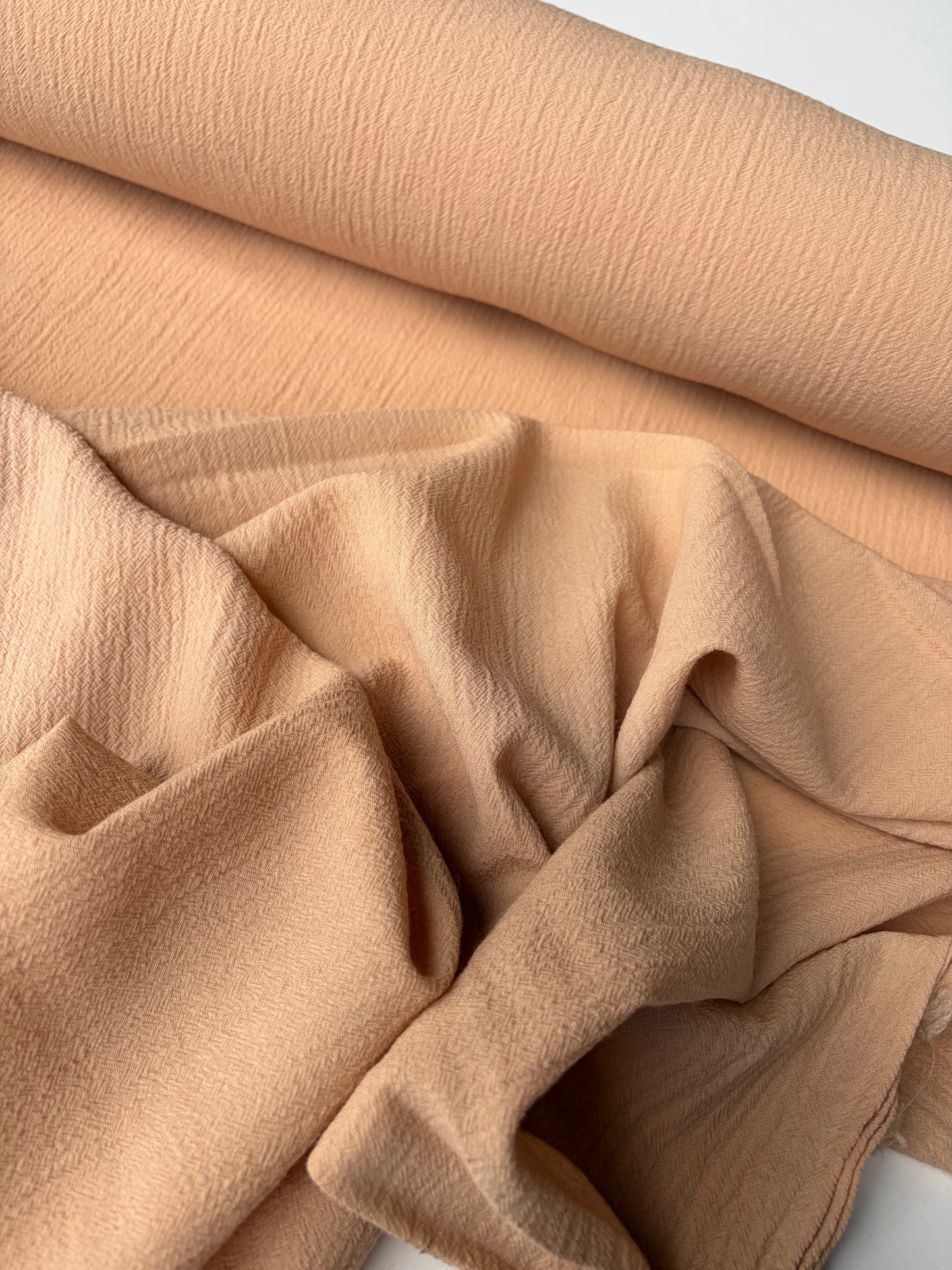 KALEB 014 sand coloured crinckled wool