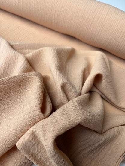 KALEB 014 sand coloured crinckled wool