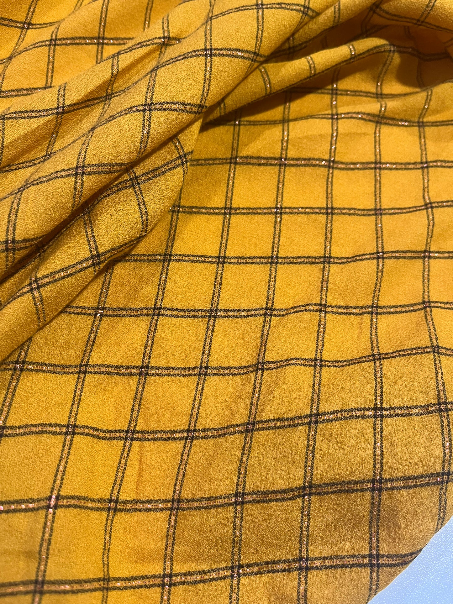 HYACINTHE 006 cotton lurex check