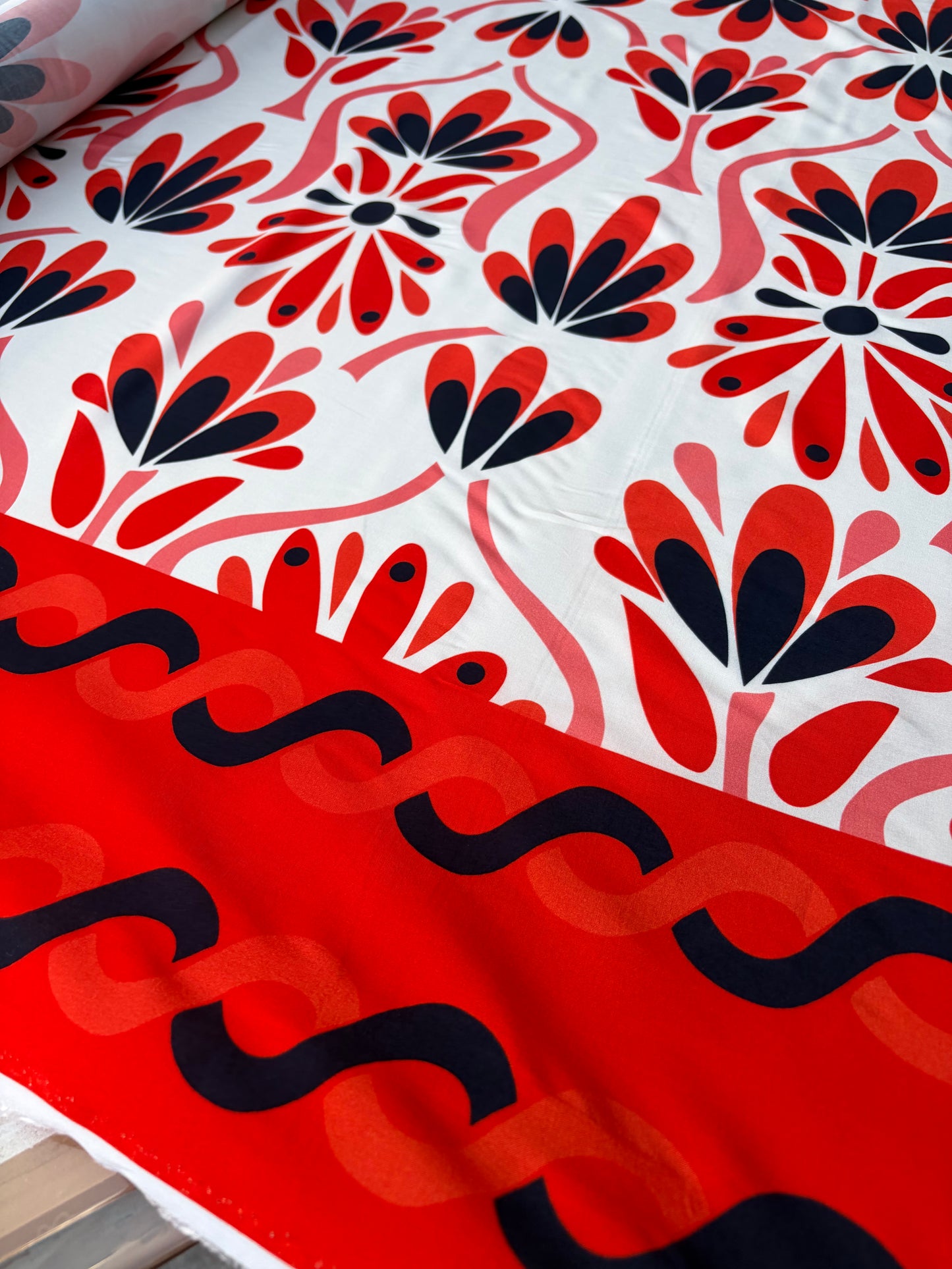 MARGE 027 viscose single border print