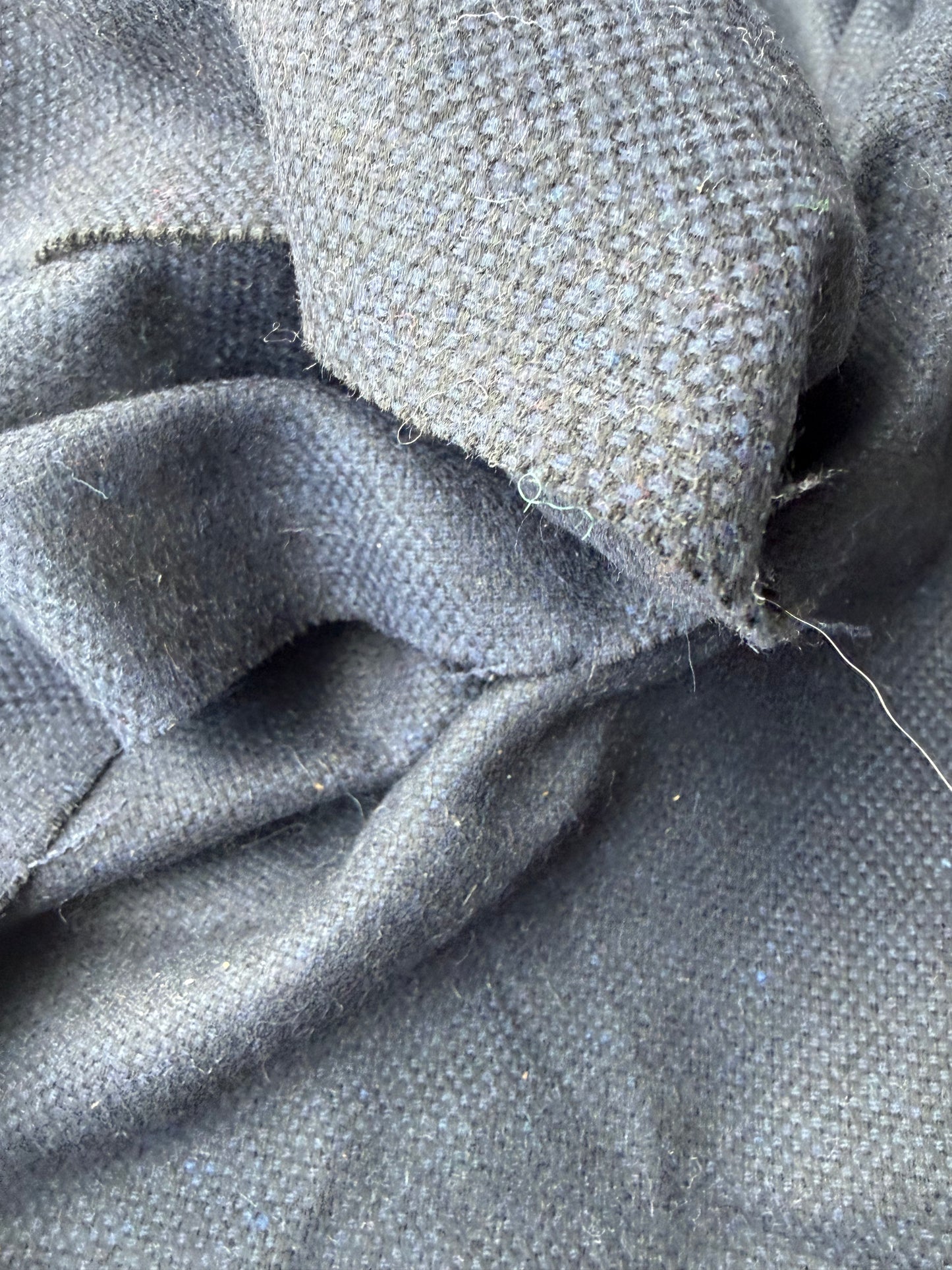 KALEB 016 navy wool tweed