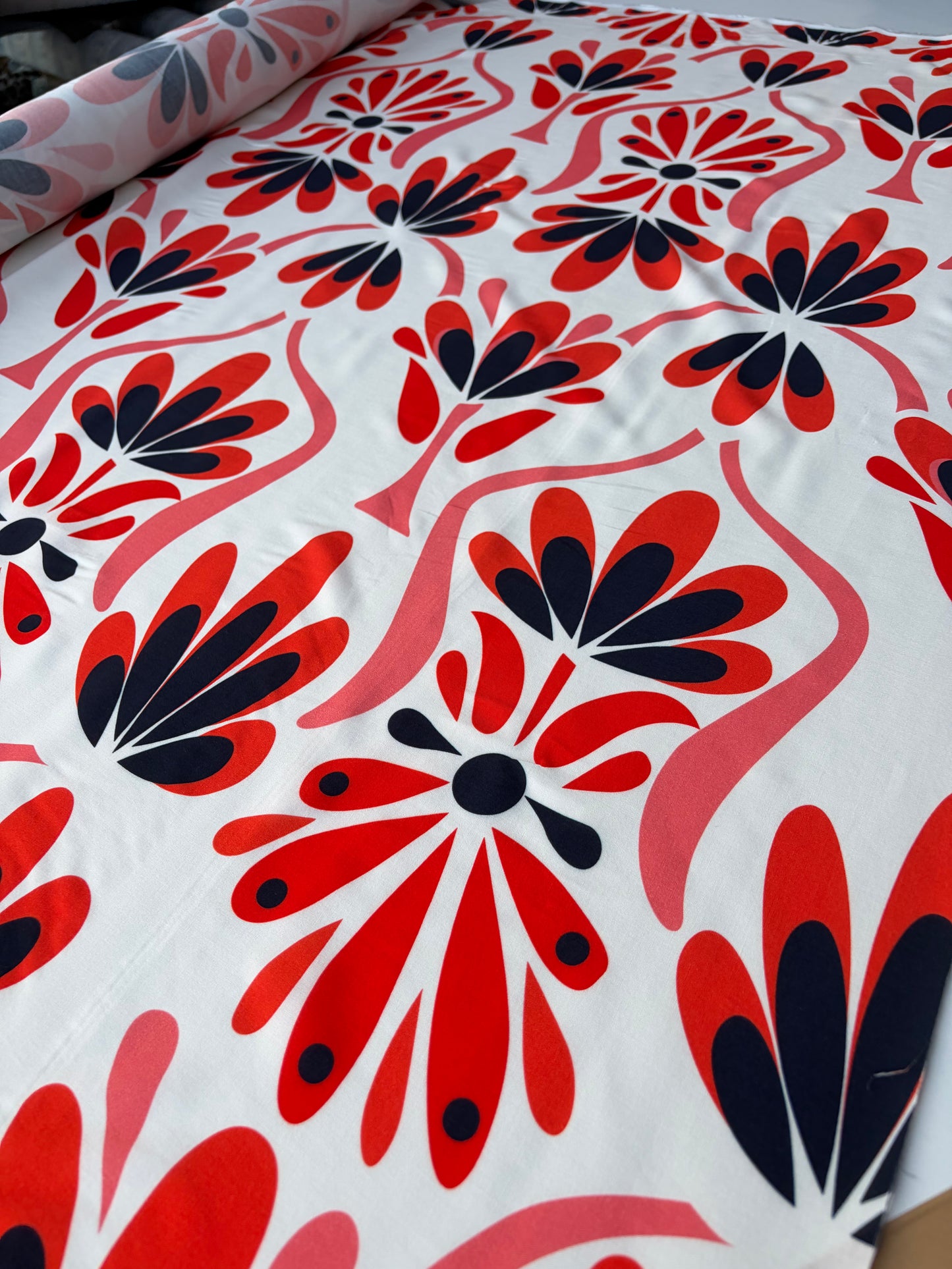 MARGE 027 viscose single border print